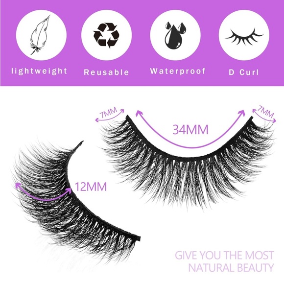 🌟3/$12 NEW 5 Pair False Eyelashes - Picture 3 of 11